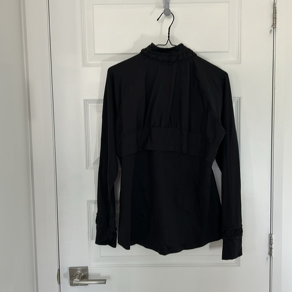 SPANX - Women Black Contour Full Zip Jacket Athleisure Lightweight Sweater large - Picture 8 of 12